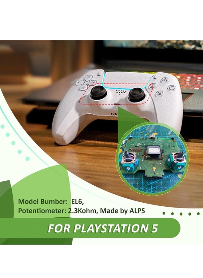 6PCS for PS5 Joystick Replacement for PlayStation 5 Analog Stick Module Potentiometer ThumbStick Accessories Repair Part - Image 3